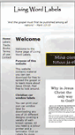 Mobile Screenshot of livingwordlabels.co.uk